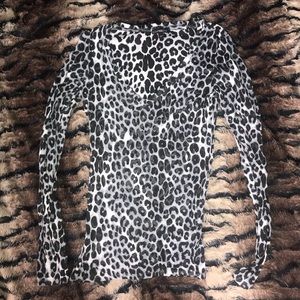 See Thru Cheetah T-shirt
